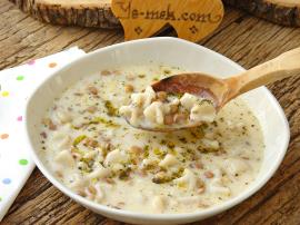 Yeşil Mercimekli Mantı Çorbası