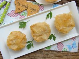 Baklavalık Yufkadan Porsiyonluk Peynirli Börek