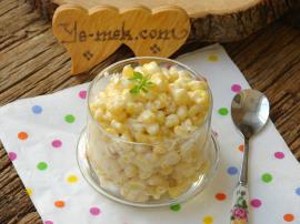 Bardakta Peynir Soslu Mısır