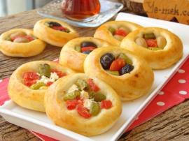 Pastane Usulü Minik Pizza