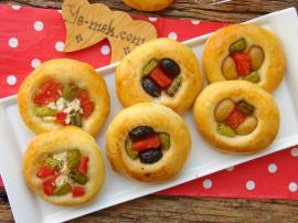 Pastane Usulü Minik Pizza