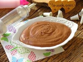 Çikolatalı Yaş Pasta Kreması