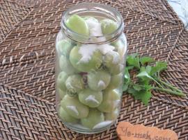 Yeşil Domates Turşusu
