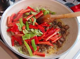 Biberli Mantarlı Et Sote