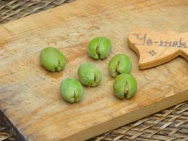 Ev Yapımı Kırma Taze Yeşil Zeytin