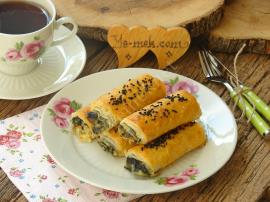 Ispanaklı Rulo Börek