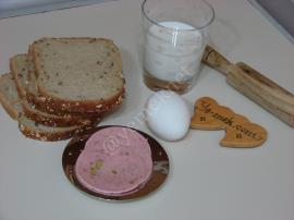 Kahvaltılık Salamlı Ekmek Ruloları