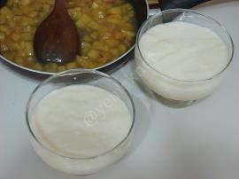 Şeftali Soslu Muhallebi