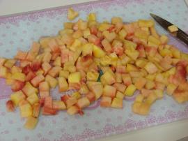 Şeftali Soslu Muhallebi