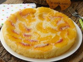 Şeftalili Alt Üst Kek