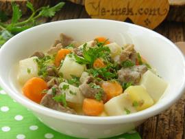 Etli Terbiyeli Kereviz Yemeği