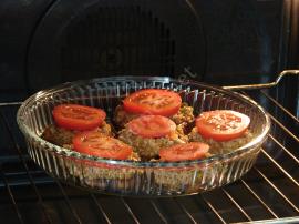 Fırında Patlıcan Oturtma