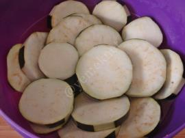 Fırında Patlıcan Oturtma