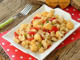 Tavuklu Karnabahar Sote