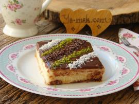 Çikolata Soslu Kedi Dili Tatlısı