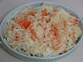 Fırında Beşamel Soslu Tavuklu Brokoli