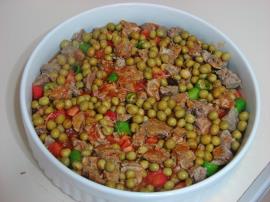 Fırında Bezelyeli Patlıcan Kebabı