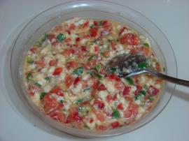 Kahvaltılık Domatesli Peynirli Ekmek Dilimleri