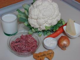 Fırında Beşamel Soslu Kıymalı Karnabahar