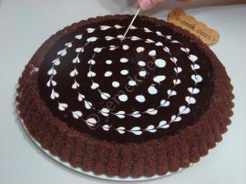 Ganajlı Çikolatalı Tart Kek