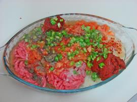 Fırında Kıymalı Ekmek Dilimleri