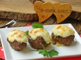 Fırında Kremalı Patates Püreli Köfte