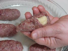 Fırında Kremalı Patates Püreli Köfte