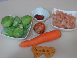 Tavuklu Brüksel Lahanası Yemeği