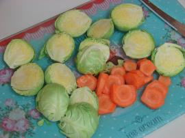 Tavuklu Brüksel Lahanası Yemeği