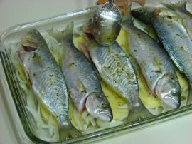 Fırında Patatesli Çinekop Buğulama