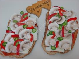 Mantarlı Ekmek Dilimleri