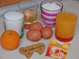 Portakallı Cevizli Kek