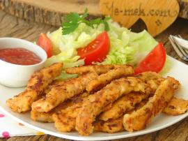 Tavada Soslu Çıtır Tavuk