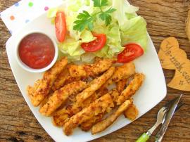 Tavada Soslu Çıtır Tavuk