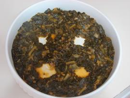 Fırında Yumurtalı Ispanak Yemeği