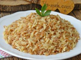 İki Renkli Arpa Şehriye Pilavı