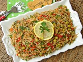 Kavrulmuş Tel Şehriye Salatası