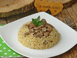 Kavurmalı Bulgur Pilavı