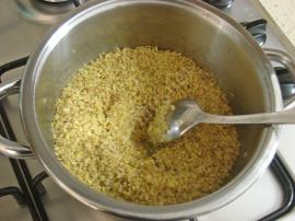 Kavurmalı Bulgur Pilavı