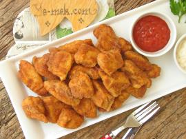 Tavada Galeta Unlu Tavuk Kızartması