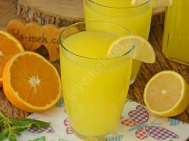 1 Limon 1 Portakaldan 3 Litre Limonata Nasıl Yapılır?