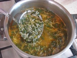 Ispanaklı Şehriye Çorbası