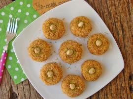 Kadayıflı Muhallebi Topları