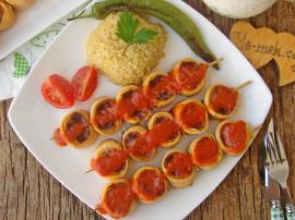 Yufkalı Şiş Köfte