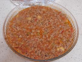 Fırında Kıymalı Patates Yemeği