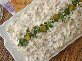 Köz Patlıcanlı Tavuk Salatası