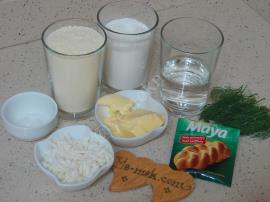 Peynirli Dereotlu Mısır Ekmeği