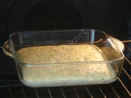 Peynirli Dereotlu Mısır Ekmeği