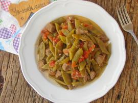 Etli Taze Fasulye Yemeği