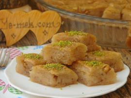 Yalancı Baklava Tatlısı